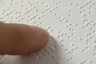Braille closeup