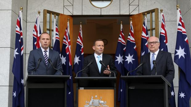 Abbott, Brandis & Dutton press conference